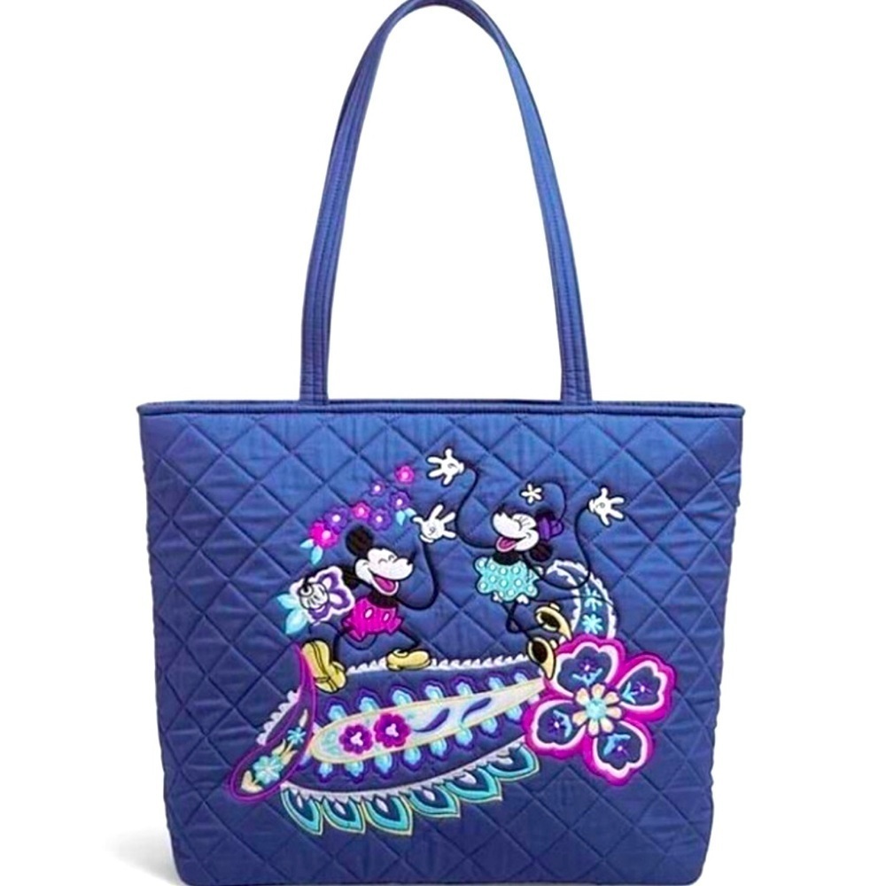 Vera Bradley Large Tote Bag Disney Mickey Minnie Sensational Six Ditsy